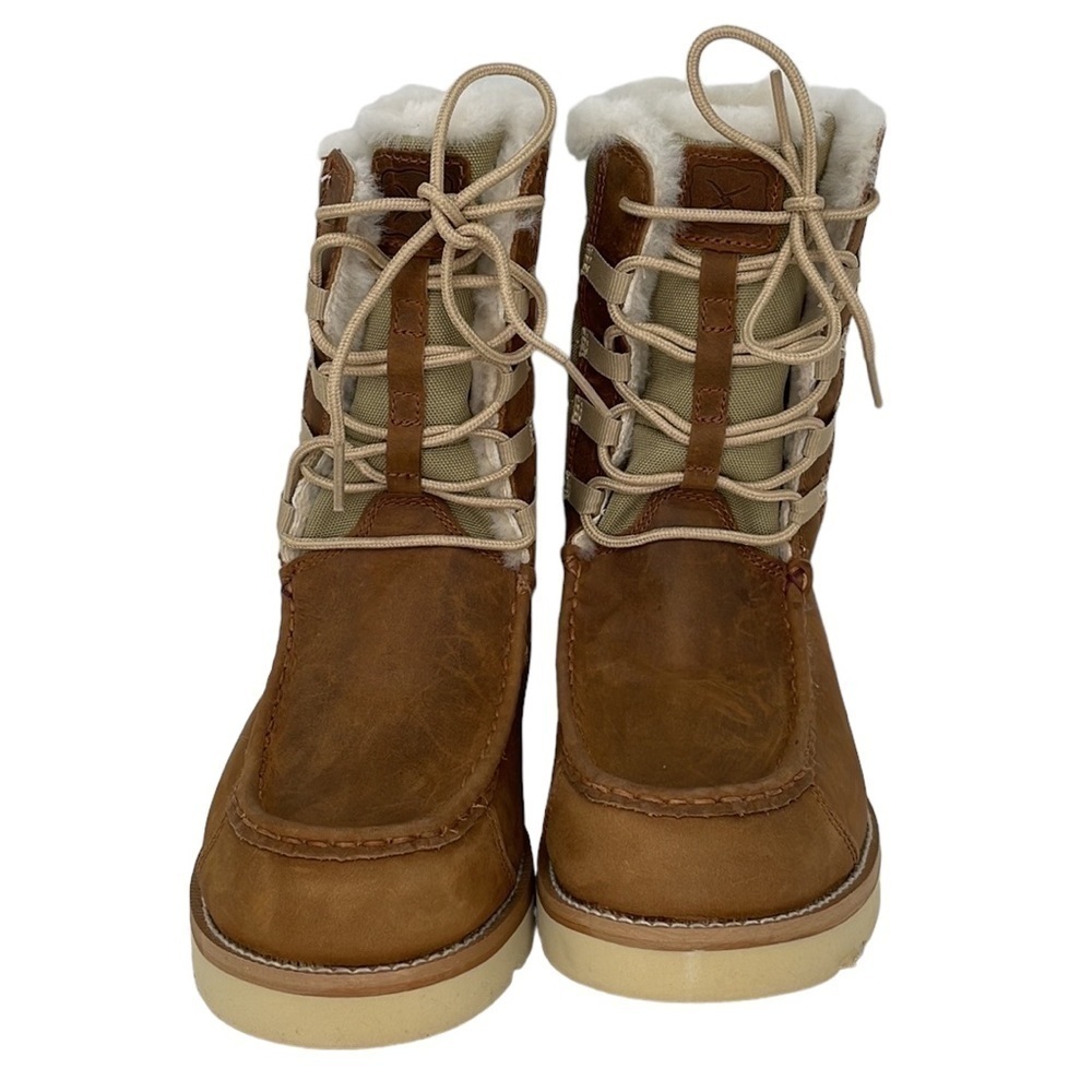 Twisted X Boots NWT Women’s 8” Wedge Sole Oiled Saddle and Tan Size 6 1/2 6.5 - Picture 4 of 14